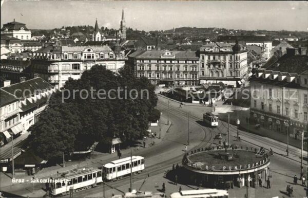 Strassenbahn Graz Jakominiplatz