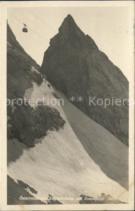 Seilbahn Zugspitzbahn Sonnspitzl