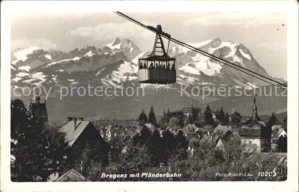 Seilbahn Pfänder Bregenz am Bodensee Foto-Risch-