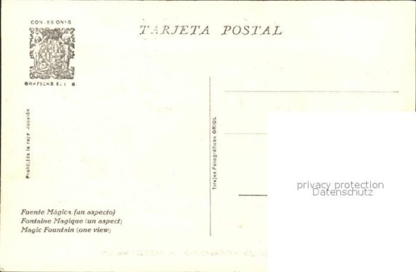 Exposicion Internacional Barcelona 1929 Fuente Magica – Bild 2