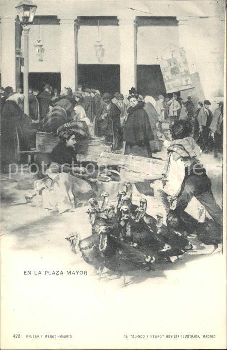 Verlag Hauser Y Menet Nr. 423 En la Plaza Mayor