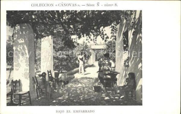 CANOVAS COLECCION Nr. 8 Serie N Bajo el Emparrado