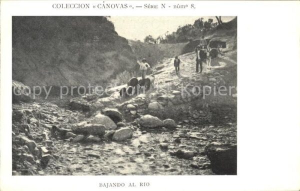 CANOVAS COLECCION Nr. 8 Serie N Bajando al Rio