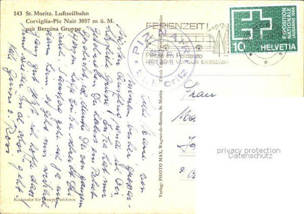 Seilbahn Corviglia-Piz Nair St. Moritz Bernina G – Bild 2