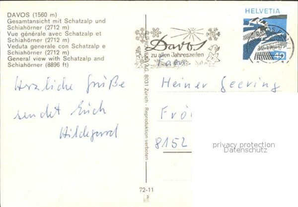 Seilbahn Davos Schatzalp Schiahörner – Bild 2