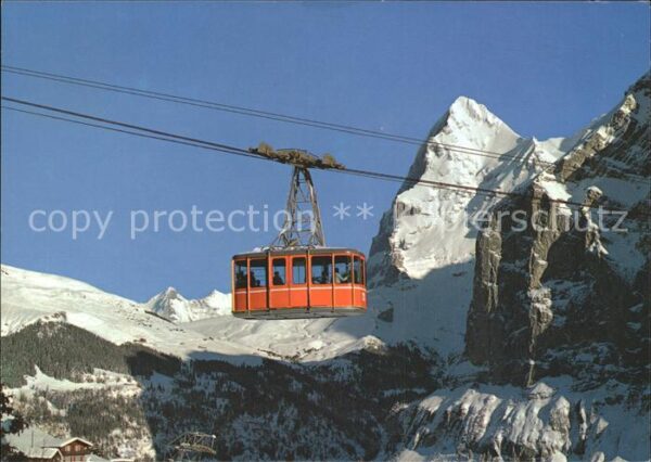 Seilbahn Schilthorn Mürren Berner Oberland Eiger
