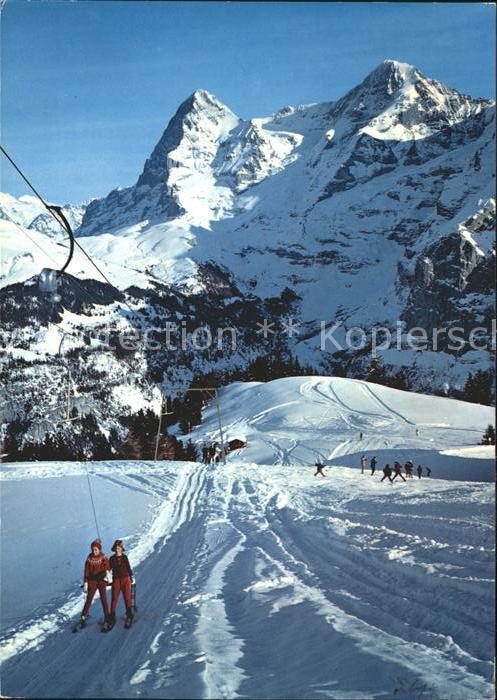 Skilift Mürren Allmendhubel Eiger Mönch