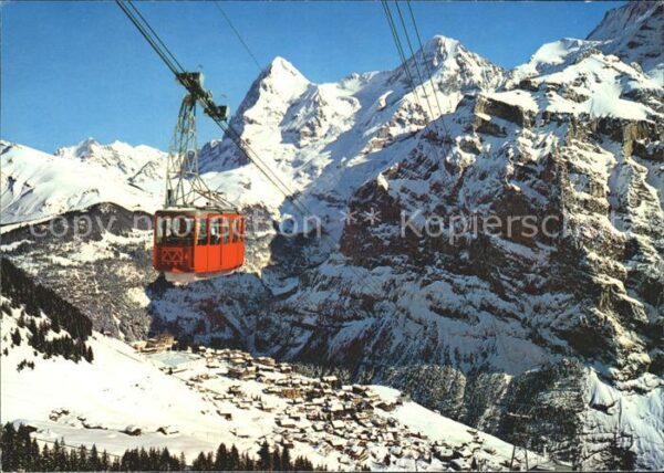 Seilbahn Schilthorn Mürren-Birg Eiger Mönch