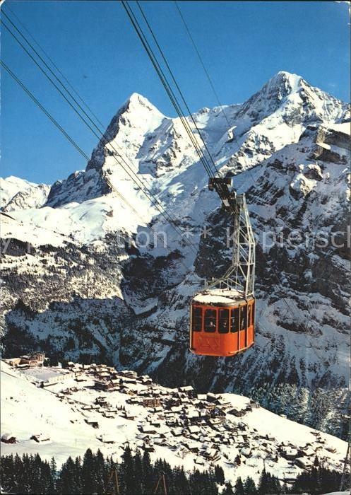 Seilbahn Schilthorn Mürren-Birg Eiger Mönch