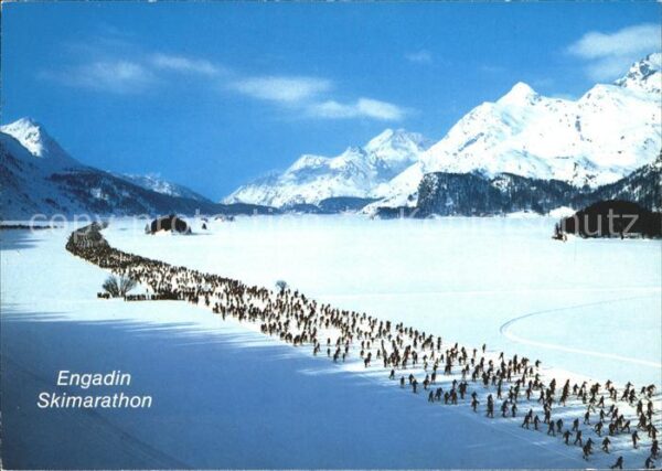 Ski-Langlauf Skimarathon Engadin Silsersee