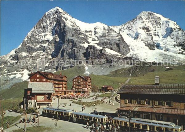 Eisenbahn Kleine Scheidegg Eiger Mönch