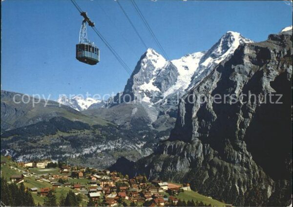 Seilbahn Schilthorn Mürren Eiger Mönch