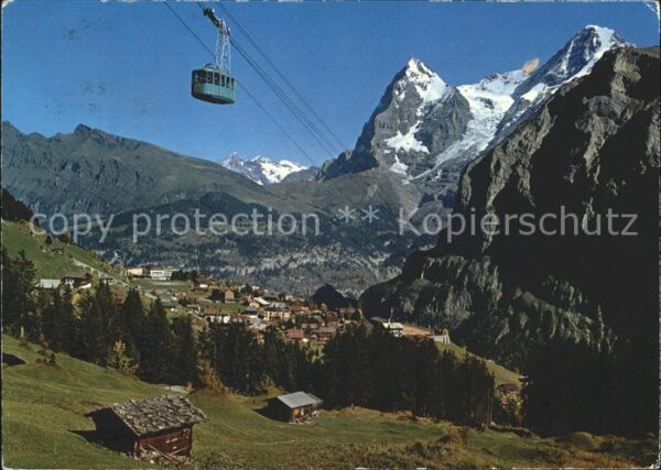 Seilbahn Schilthorn Mürren Eiger Mönch