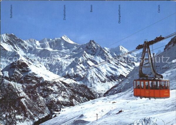 Seilbahn Sorebois Zinal