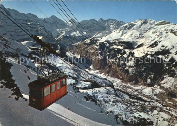 Seilbahn Männlichen Wengen Mittaghorn Grosshorn
