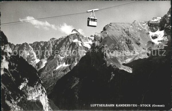 Seilbahn Kandersteg-Stock Gemmi