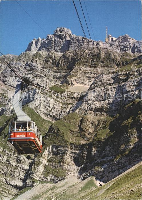 Seilbahn Säntis Schwägalp Gyrenspitz