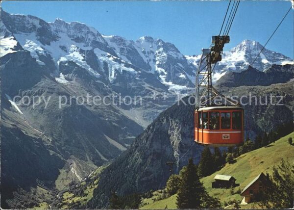 Seilbahn Schilthorn Mittaghorn Grosshorn Breitho