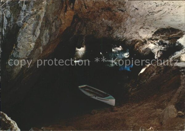 Hoehlen Caves Grottes St. Leonard Valais Lac souterrain
