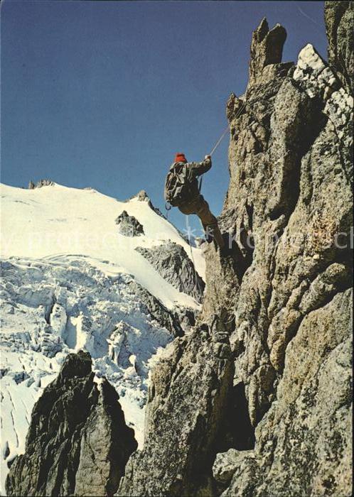 Bergsteigen Klettern Plaisir de la varappe Alpes valaisannes