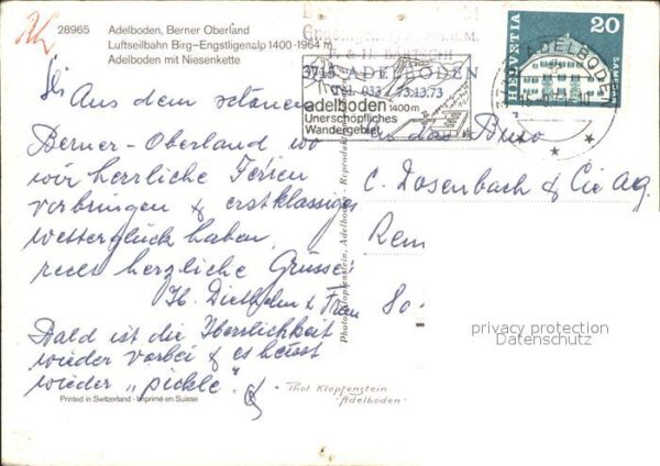Seilbahn Birg-Engstligenalp Adelboden Niesenkett – Bild 2