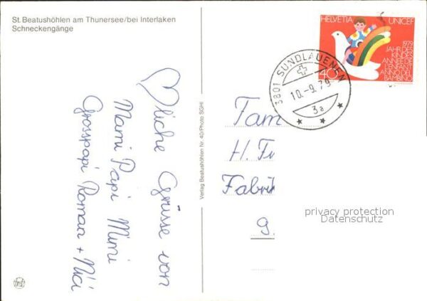 Hoehlen Caves Grottes St. Beatushöhlen Thunersee Interlaken S – Bild 2