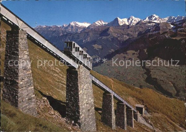 Zahnradbahn Niesenbahn Hegernalpviadukt Wetterhorn