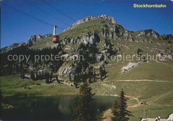 Seilbahn Stockhorn Berner Oberland Hinterstocken