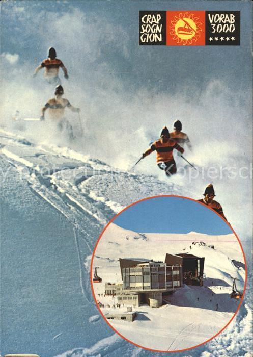 Ski-Abfahrt Crap Sogn Gion Weisse Arena Flims Laax