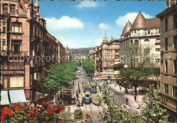 Strassenbahn Zürich Bahnhofstrasse