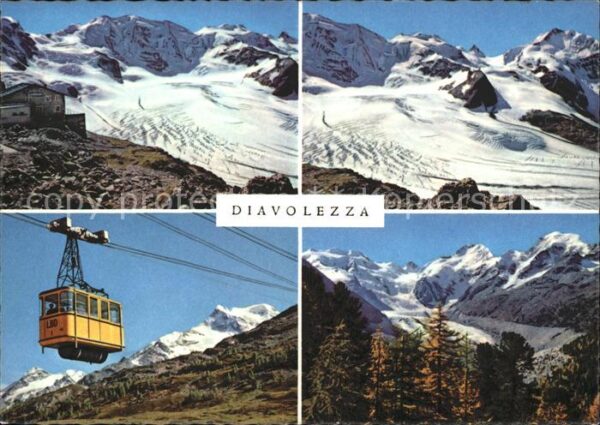 Seilbahn Diavolezza Hütte Piz Palü Piz Bernina M