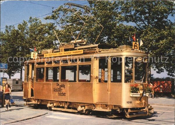 Strassenbahn Em goldige Sächsitram Verkehrsbetriebe