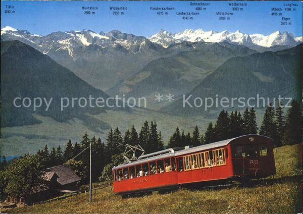 Zahnradbahn Vitznau-Rigi-Bahn Berner Alpen