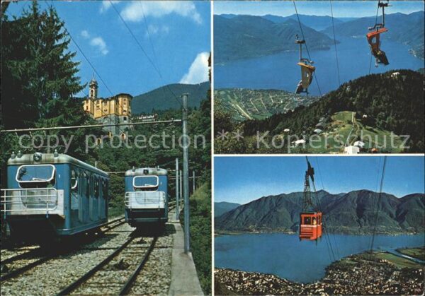 Zahnradbahn Locarno-Orselina Seilbahn Orselina-Card