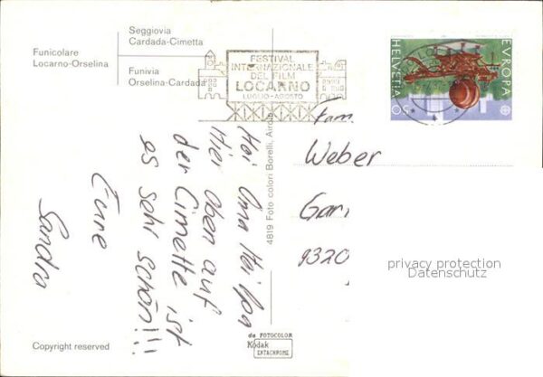 Zahnradbahn Locarno-Orselina Seilbahn Orselina-Card – Bild 2