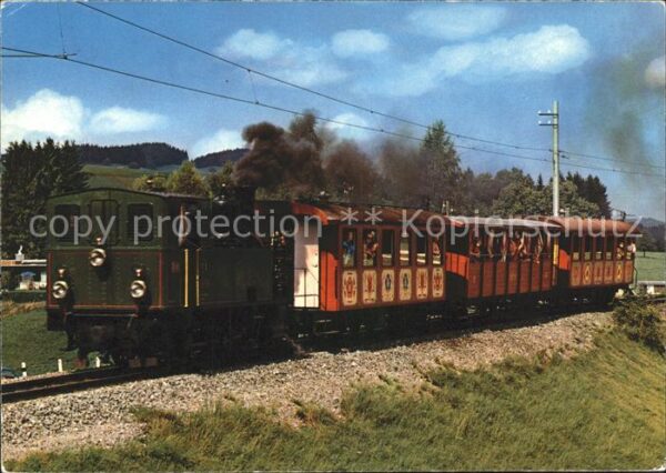 Eisenbahn Dampfzug Appenzeller-Bahn