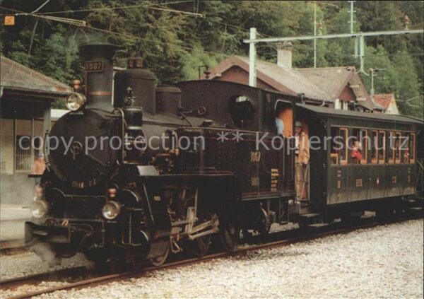 Lokomotive HG 3/3 1067 Ballenberg-Dampfbahn