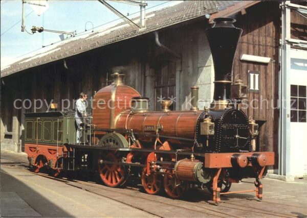 Lokomotive Limmat Spanisch-Brötli-Bahn 1847