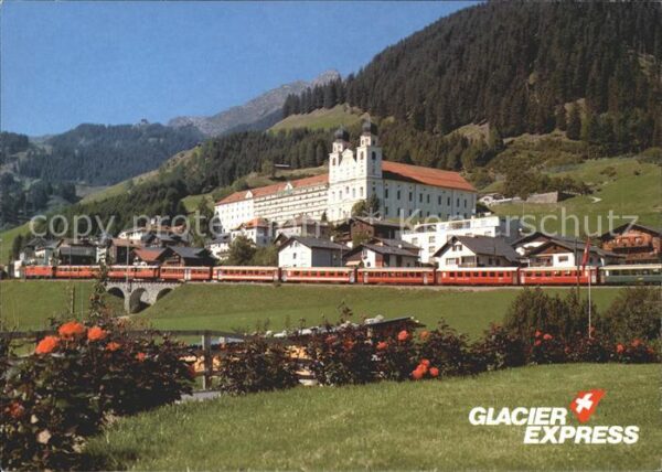Eisenbahn Glacier-Express Disentis