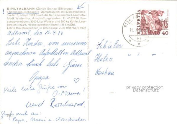 Lokomotive Sihltalbahn – Bild 2