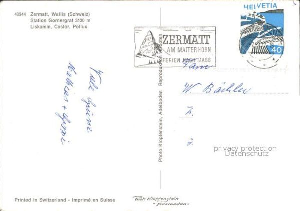 Zahnradbahn Station Gornergrat Zermatt Wallis Liska – Bild 2