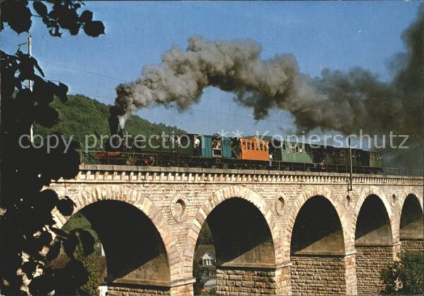 Eisenbahn Lokomotive Ec 2/5 Nr. 28 Viadukt Rümlin
