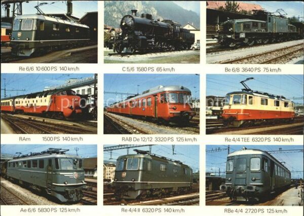 Lokomotive Schweiz RAB De 12/12 3320 PS Be 6/8 364