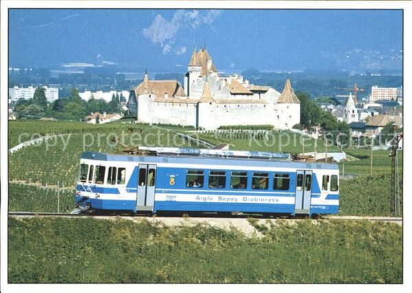 Eisenbahn Aigle-Sepey-Diablerets Chateau d_Aigle