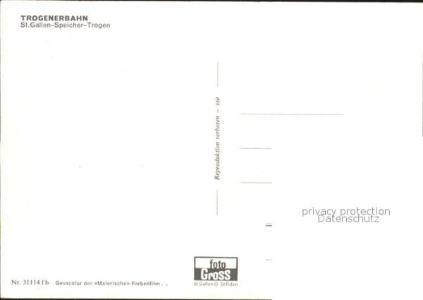Eisenbahn Trogenerbahn St.Gallen-Speicher-Trogen – Bild 2