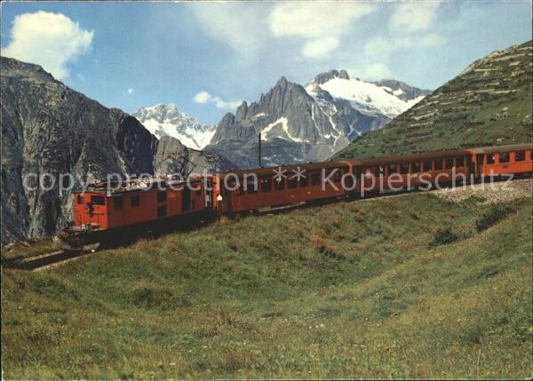 Eisenbahn Furka-Oberalp-Bahn Glacier-Express Ober
