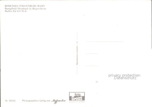 Lokomotive Dampflok-Denkmal Degersheim Maffei Eb 3 – Bild 2