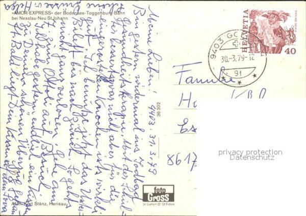 Eisenbahn Amor-Express Bodensee-Toggenburg-Bahn N – Bild 2