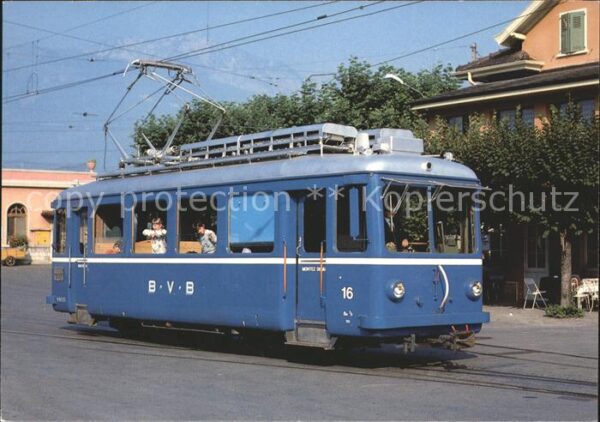 Strassenbahn Chemin ed fer Bex-Villars-Bretaye Trieb