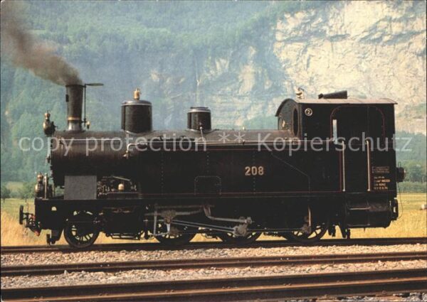 Lokomotive G 3/4 208 Ballenberg Dampf-Bahn